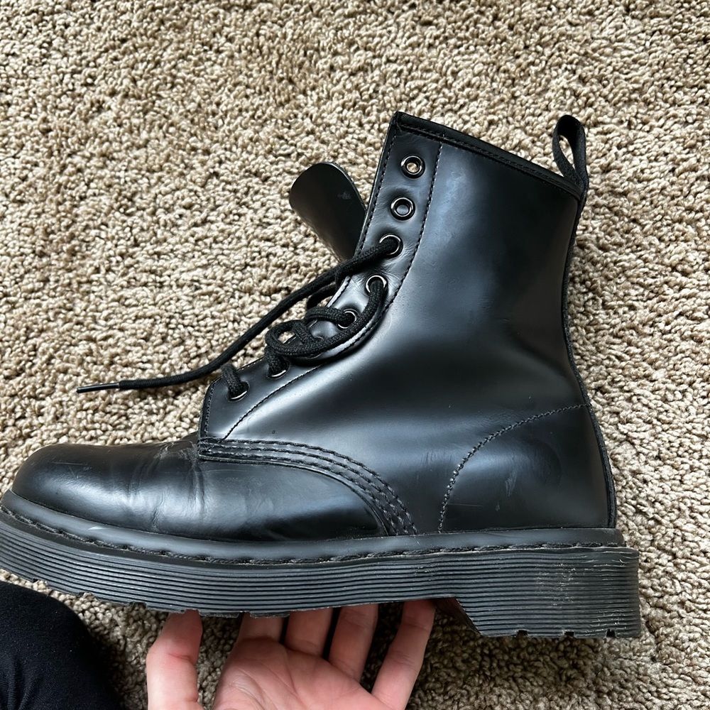 1460 Mono smooth leather lace up boot by Dr. Marten - Picture 13 of 13